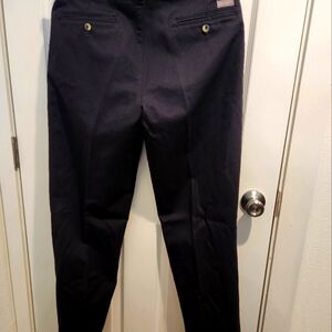 Men's Wrangler Riata Dress Trousers Black, 33 X 34